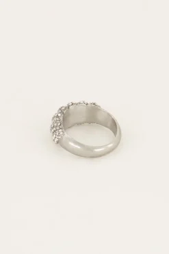 My Jewellery Bague Starmood Avec Pierres Transparentes Outlet