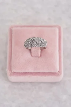 My Jewellery Bague Starmood Avec Pierres Transparentes Outlet