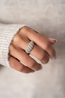 My Jewellery Bague Starmood Avec Pierres Transparentes Outlet