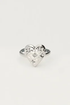 My Jewellery Bague Starry Avec Cœur Et Strass Best