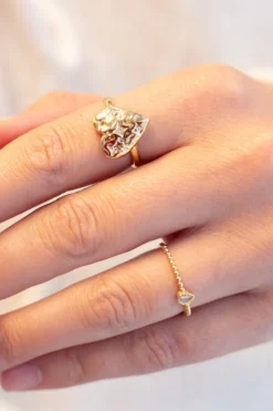 My Jewellery Bague Starry Avec Cœur Et Strass Best
