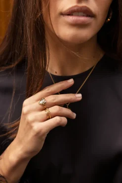 My Jewellery Bague Starry Avec Cœur Et Strass Best