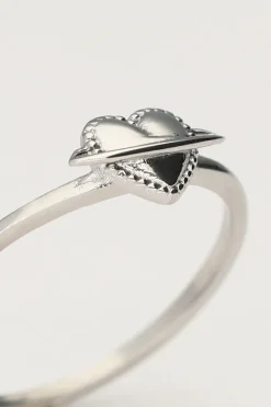 My Jewellery Bague Starry Avec Planète En Forme De Coeur Clearance