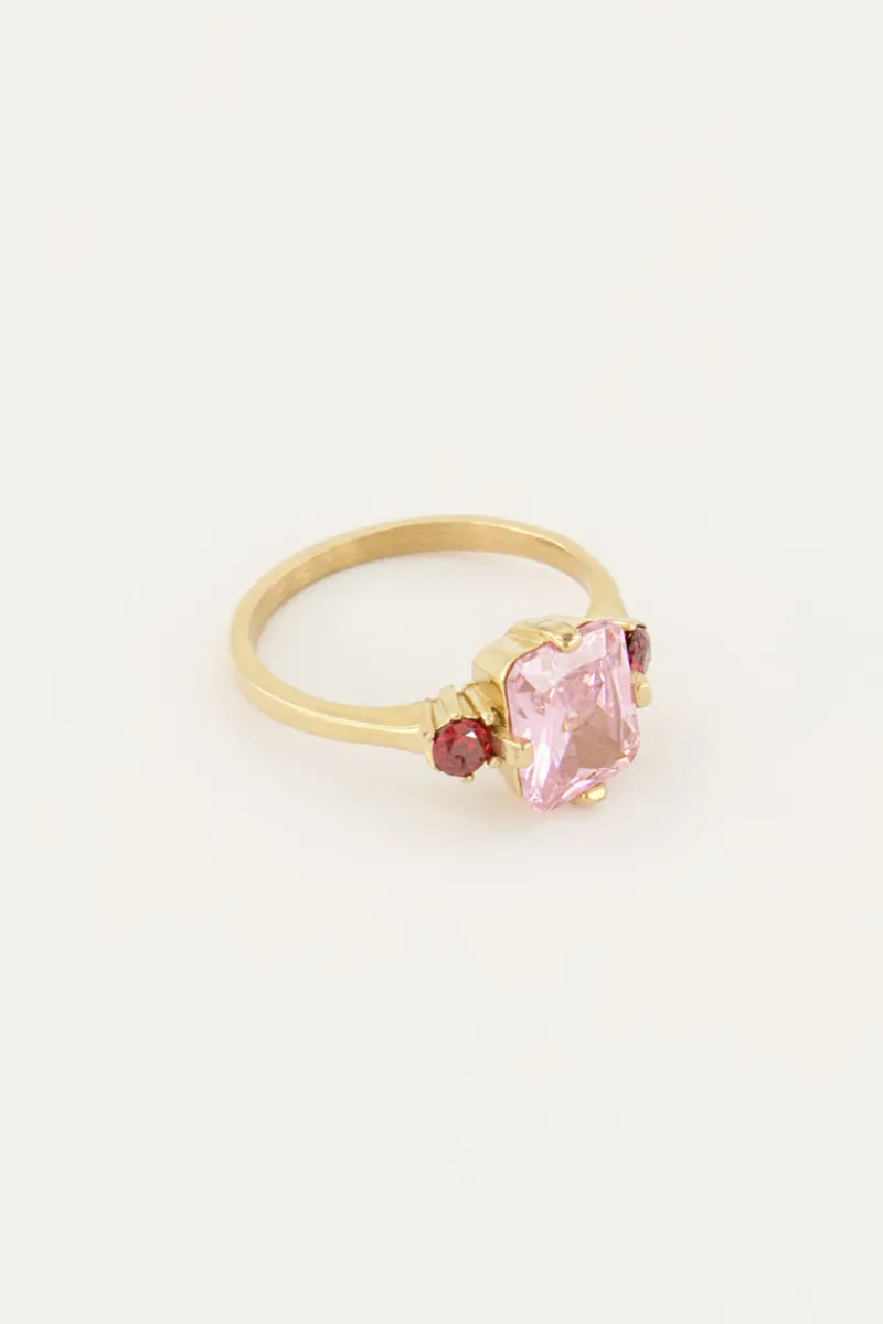 My Jewellery Bague Tendance Vintage à Cristaux Outlet