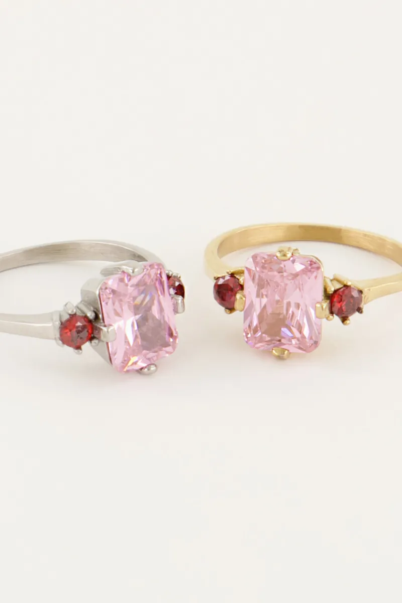My Jewellery Bague Tendance Vintage à Cristaux Outlet