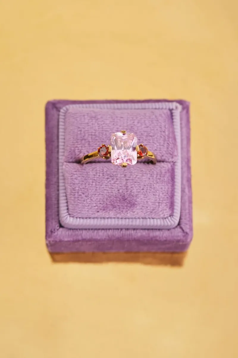 My Jewellery Bague Tendance Vintage à Cristaux Outlet
