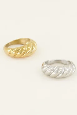 My Jewellery Bague Torsadée Hot