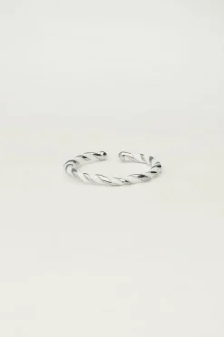 My Jewellery Bague Torsadée Blanche Outlet