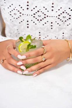 My Jewellery Bague Torsadée Pierre Ice Cubes Online