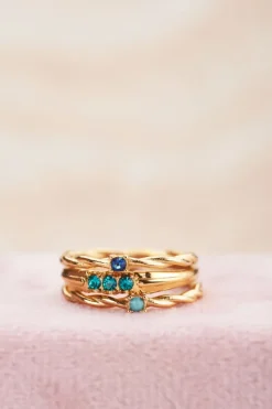 My Jewellery Bague Torsadée Pierre Océan Outlet