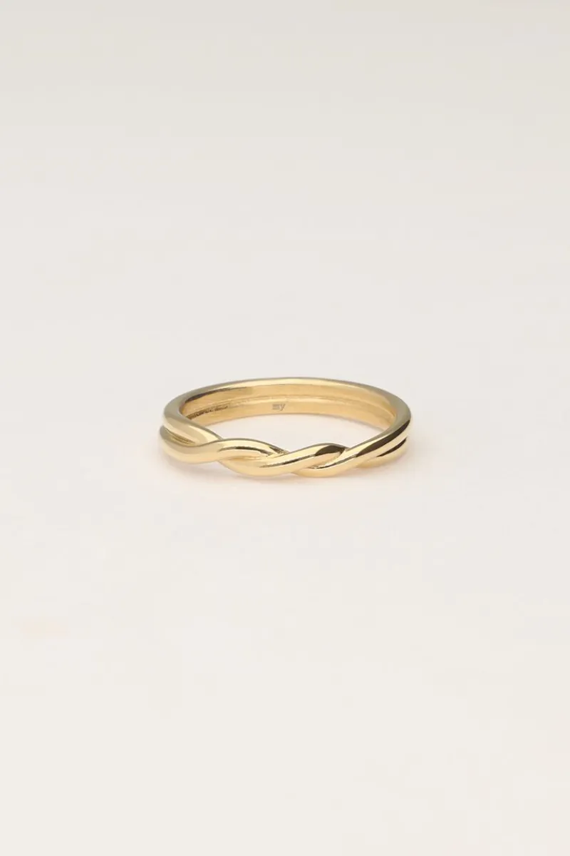 My Jewellery Bague Tressée Vintage Fashion