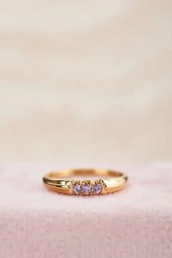 My Jewellery Bague Trois Pierres Lavande Sale