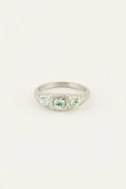 My Jewellery Bague Trois Pierres Mint Sale