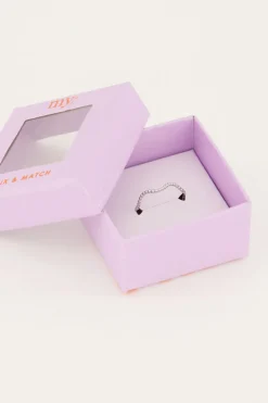 My Jewellery Bague Vague Avec Sphères Discount