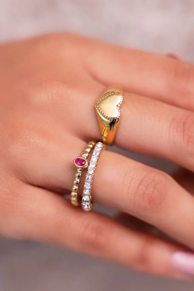 My Jewellery Bague Vintage à Cristaux Online