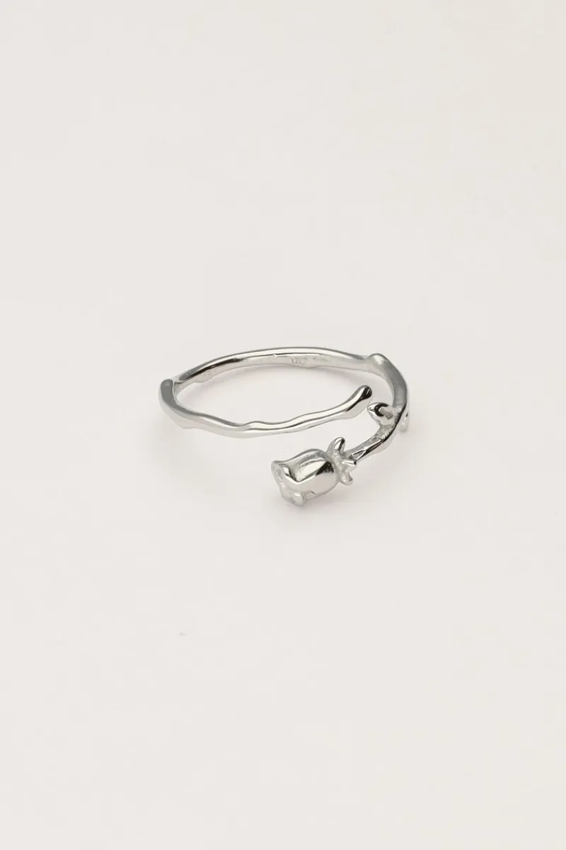 My Jewellery Bague Vintage Avec Rose Discount