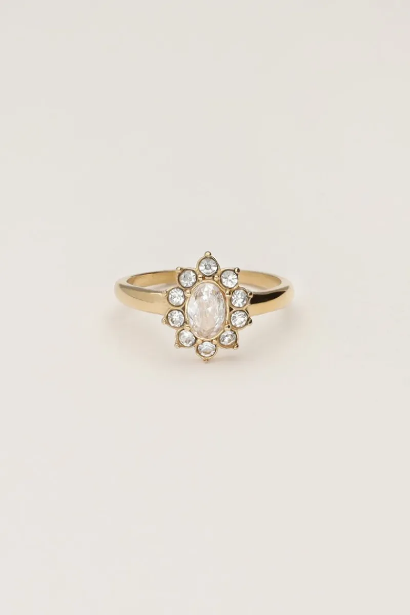 My Jewellery Bague Vintage Avec Strass Transparents Online