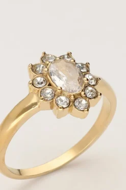 My Jewellery Bague Vintage Avec Strass Transparents Online
