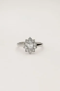 My Jewellery Bague Vintage Avec Strass Transparents Online