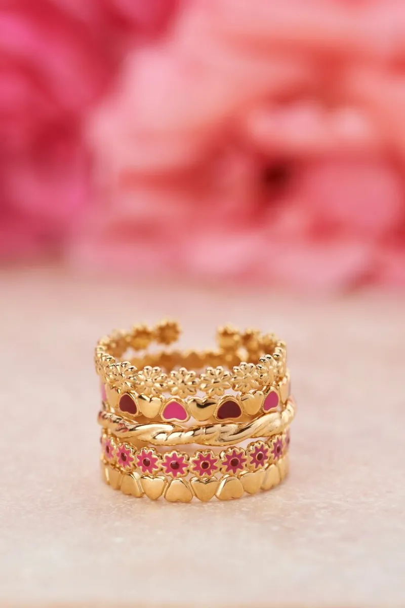 My Jewellery Bague Vintage Petites Fleurs Clearance