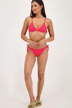 My Jewellery Bas De Bikini Côtelé Rose Outlet