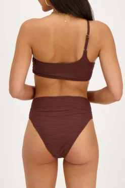 My Jewellery Bas De Bikini Taille Haute Marron Online