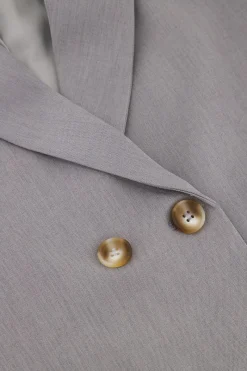 My Jewellery Blazer Court à Manches Courtes Gris Clearance