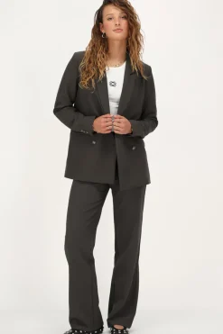 My Jewellery Blazer Croisé Kaki Vert foncé Discount