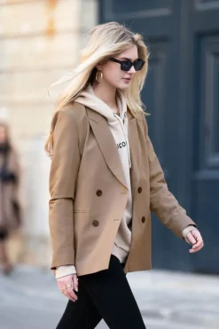 My Jewellery Blazer Croisé Taupe Sale