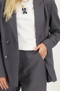 My Jewellery Blazer Gris Croisé Fashion