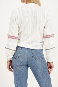 My Jewellery Blouse Blanche Plissée Online
