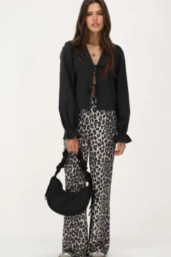 My Jewellery Blouse Noire Avec Nœuds Et Rayures Online