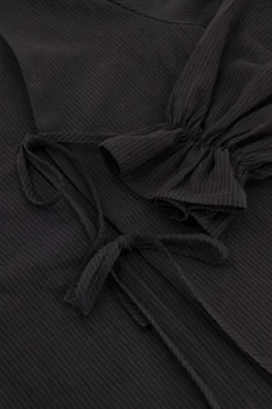 My Jewellery Blouse Noire Avec Nœuds Et Rayures Online
