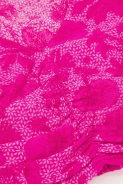 My Jewellery Blouse Rose à Imprimé Floral Rose/Rose clair Clearance