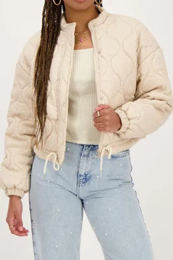 My Jewellery Bomber Beige Matelassé Fashion