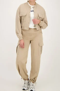 My Jewellery Bomber Cargo Beige Discount