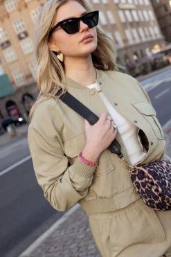 My Jewellery Bomber Cargo Vert New