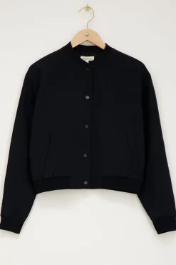 My Jewellery Bomber Noir Avec Poches Outlet