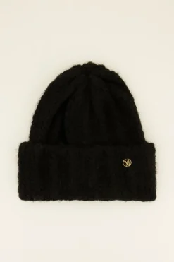 My Jewellery Bonnet Grosse Maille Noir Sale