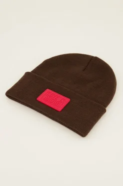 My Jewellery Bonnet Marron Avec écusson Hot