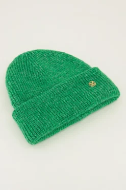 My Jewellery Bonnet En Maille Vert Clearance