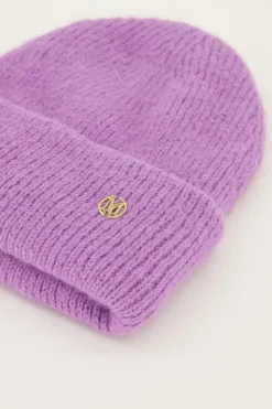 My Jewellery Bonnet En Maille Violet Clearance