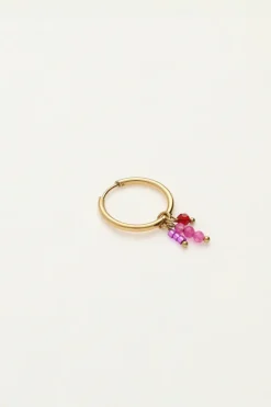 My Jewellery Boucle D'oreille Unique Avec Perles Roses Discount