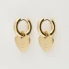 My Jewellery Boucles D'oreilles « Candy Couture » Avec Grands Cœurs Best