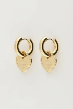 My Jewellery Boucles D'oreilles « Candy Couture » Avec Grands Cœurs Best