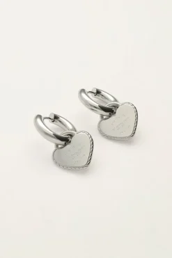 My Jewellery Boucles D'oreilles « Candy Couture » Avec Grands Cœurs Best