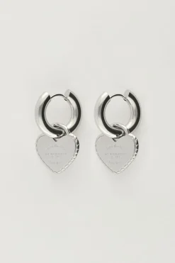 My Jewellery Boucles D'oreilles « Candy Couture » Avec Grands Cœurs Best