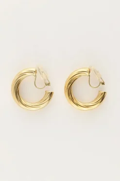 My Jewellery Boucles D'oreilles à Clip Petites Avec Torsade Massive Outlet