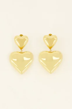 My Jewellery Boucles D'oreilles à Coeurs Discount