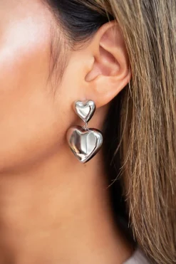 My Jewellery Boucles D'oreilles à Coeurs Discount
